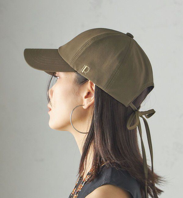 SHIPS for women「Revis.:〈UVカット/撥水〉リボン キャップ」|キャップ・キャスケット|
