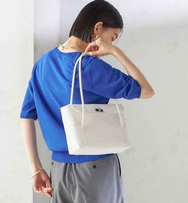 SHIPS for women「〈接触冷感 / 手洗い可能〉アイスコットン ショート スリーブ プルオーバー」|ニット・セーター|