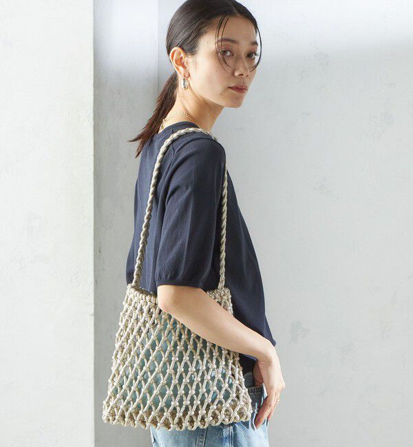 SHIPS for women「〈接触冷感 / 手洗い可能〉アイスコットン ショート スリーブ プルオーバー」|ニット・セーター|