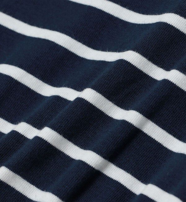 SHIPS any「SHIPS any: ロゴ 刺繍 ボーダー ドッキング ワンピース <KIDS>」|ワンピース|