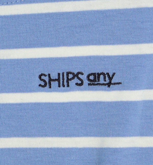SHIPS any「SHIPS any: ロゴ 刺繍 ボーダー ドッキング ワンピース <KIDS>」|ワンピース|