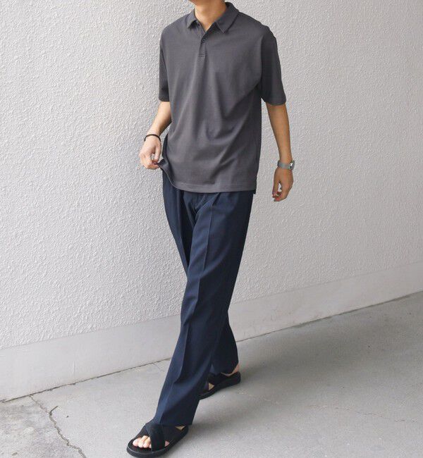 SHIPS any「【WEB限定】SHIPS any:〈接触冷感〉COOL TOUCH スムース リラックス ポロシャツ◆」|ポロシャツ|