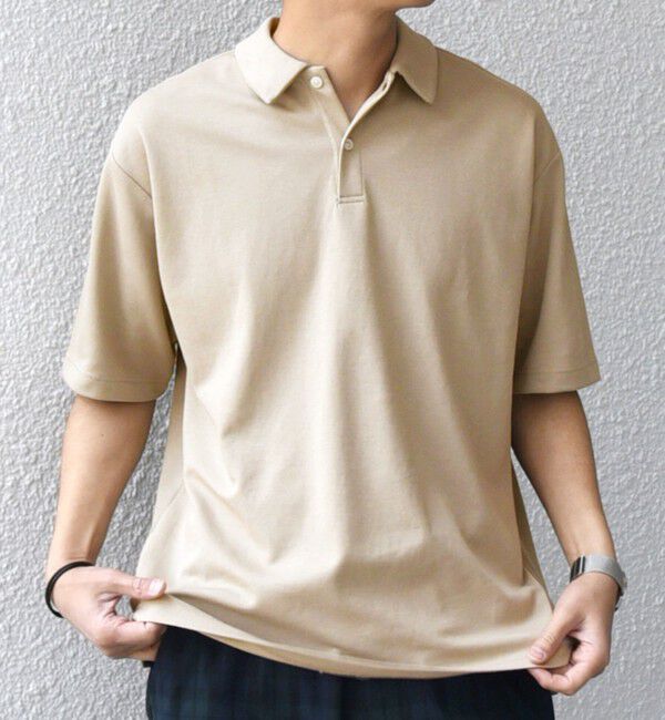 SHIPS any「【WEB限定】SHIPS any:〈接触冷感〉COOL TOUCH スムース リラックス ポロシャツ◆」|ポロシャツ|