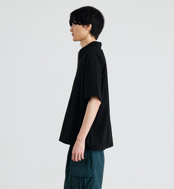 SHIPS「City Ambient Products: リラックス ハーフ ジップ ポロシャツ」|ポロシャツ|