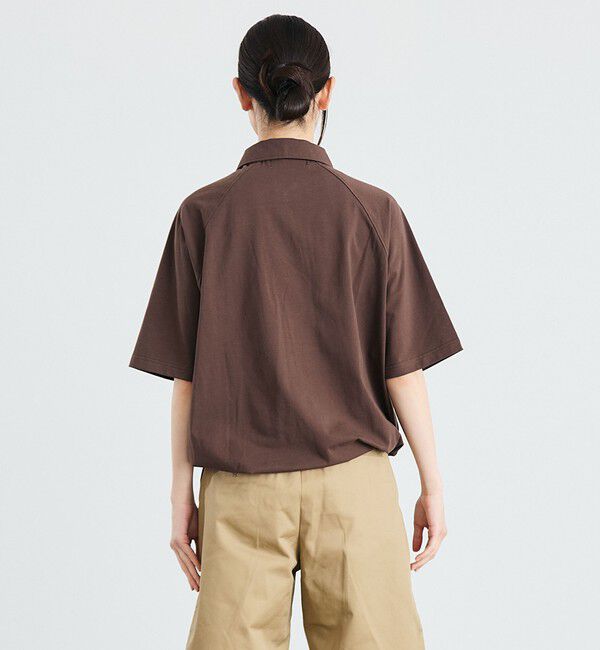 SHIPS「City Ambient Products: リラックス ハーフ ジップ ポロシャツ」|ポロシャツ|