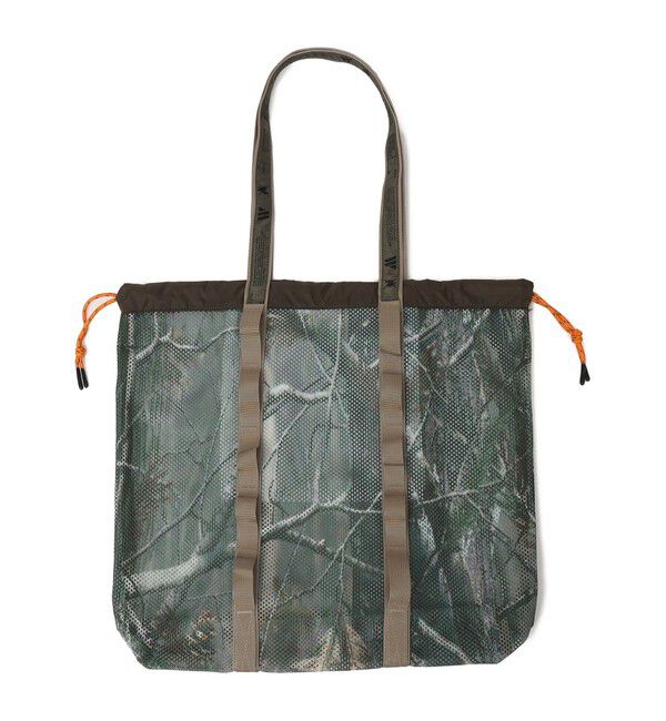 SHIPS any「WEEKENDER: メッシュ リアルツリーカモ プリント トートバッグ」|トートバッグ|