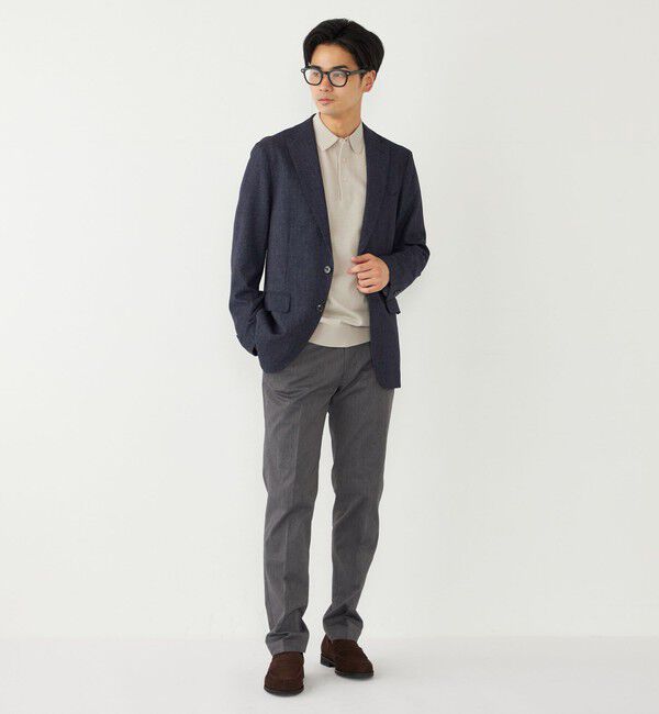 SHIPS Colors 「SHIPS Colors:〈洗濯機可能〉14G 天竺 ニット ポロシャツ」|ポロシャツ|