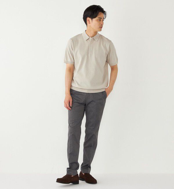 SHIPS Colors 「SHIPS Colors:〈洗濯機可能〉14G 天竺 ニット ポロシャツ」|ポロシャツ|