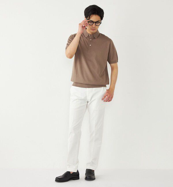 SHIPS Colors 「SHIPS Colors:〈洗濯機可能〉14G 天竺 ニット ポロシャツ」|ポロシャツ|