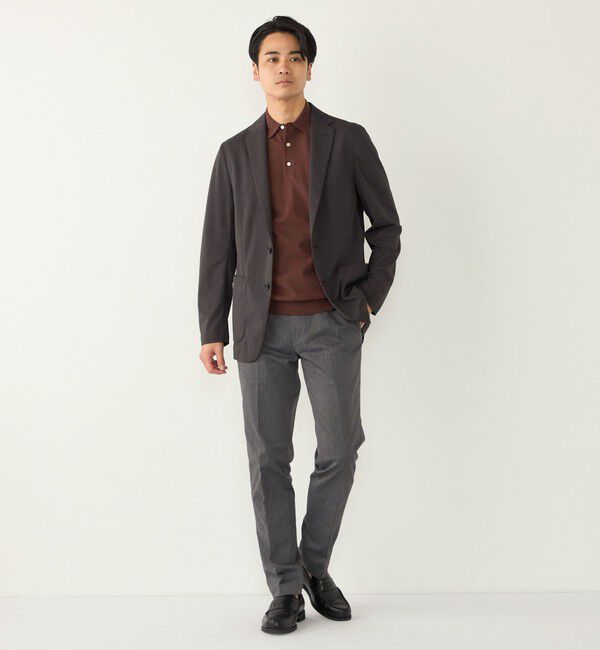 SHIPS Colors 「SHIPS Colors:〈洗濯機可能〉14G 天竺 ニット ポロシャツ」|ポロシャツ|