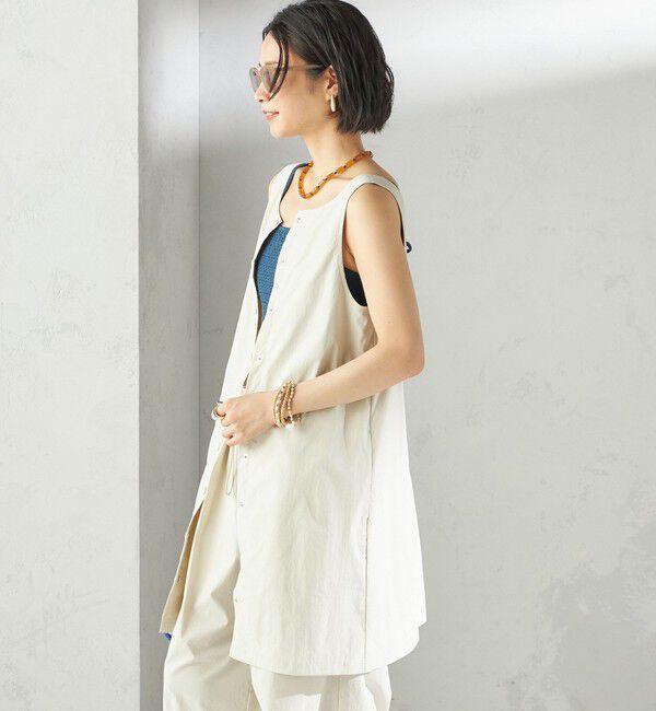 SHIPS for women「maroba:＜手洗い可能＞ラッシュ ミニ ワンピース」|その他|