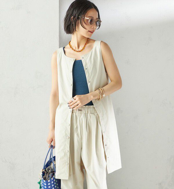 SHIPS for women「maroba:＜手洗い可能＞ラッシュ ミニ ワンピース」|その他|