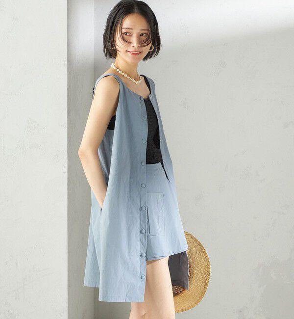 SHIPS for women「maroba:＜手洗い可能＞ラッシュ ミニ ワンピース」|その他|