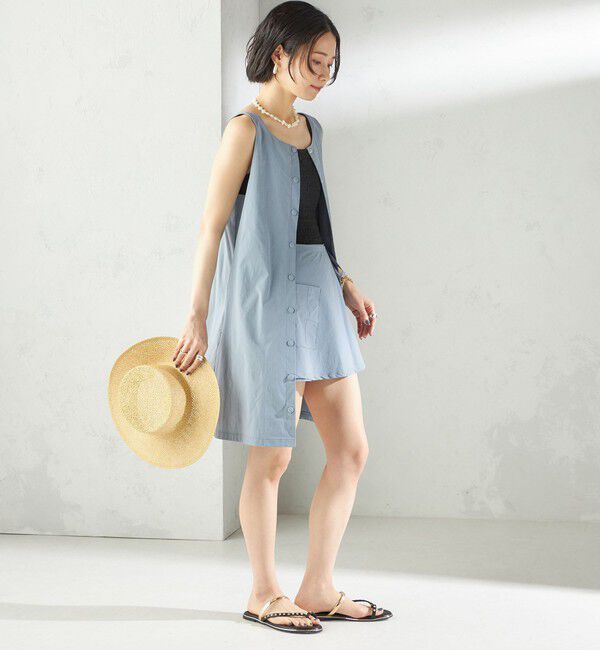 SHIPS for women「maroba:＜手洗い可能＞ラッシュ ミニ ワンピース」|その他|