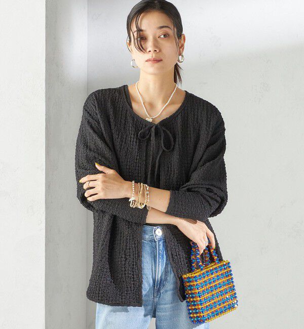 SHIPS for women「maroba:〈手洗い可能〉2WAY ラッシュ カーディガン」|その他|