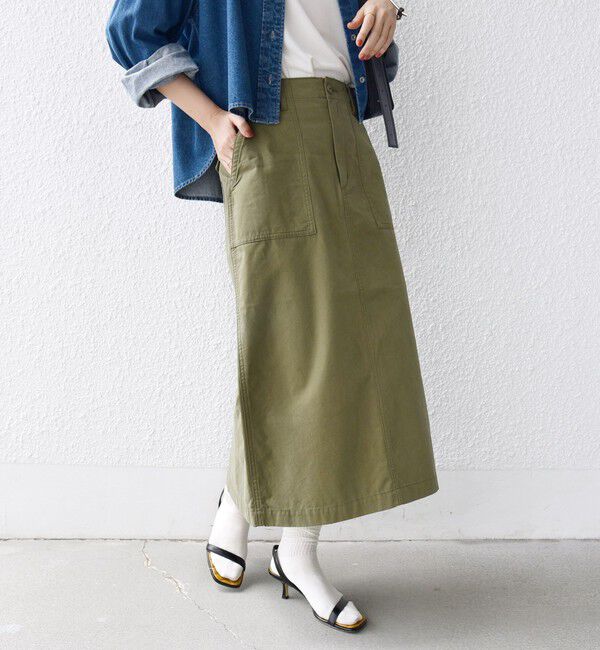 SHIPS for women「【WEB限定】〈洗濯機可能〉ベイカー フレア スカート」|スカート|