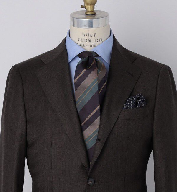 SHIPS「SHIPS: シルク カスミ サテン マルチ ストライプ ネクタイ」|ネクタイ・蝶ネクタイ|