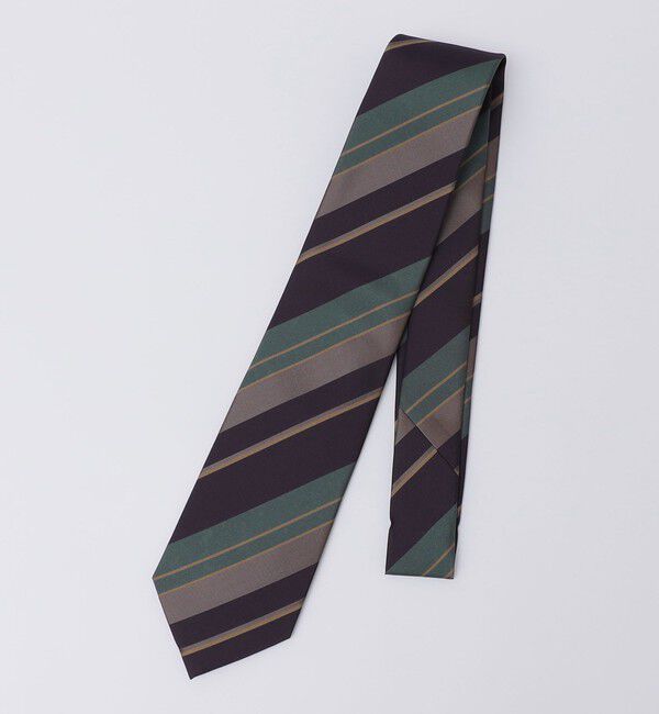 SHIPS「SHIPS: シルク カスミ サテン マルチ ストライプ ネクタイ」|ネクタイ・蝶ネクタイ|