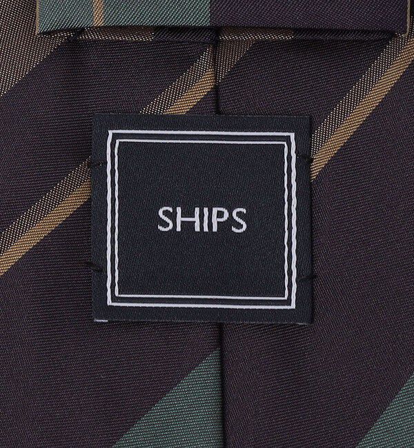 SHIPS「SHIPS: シルク カスミ サテン マルチ ストライプ ネクタイ」|ネクタイ・蝶ネクタイ|