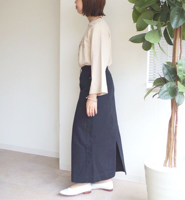 SHIPS for women「【WEB限定】〈洗濯機可能〉七分袖 ワイド スリーブ プリント スウェット」|スウェット・ジャージ|