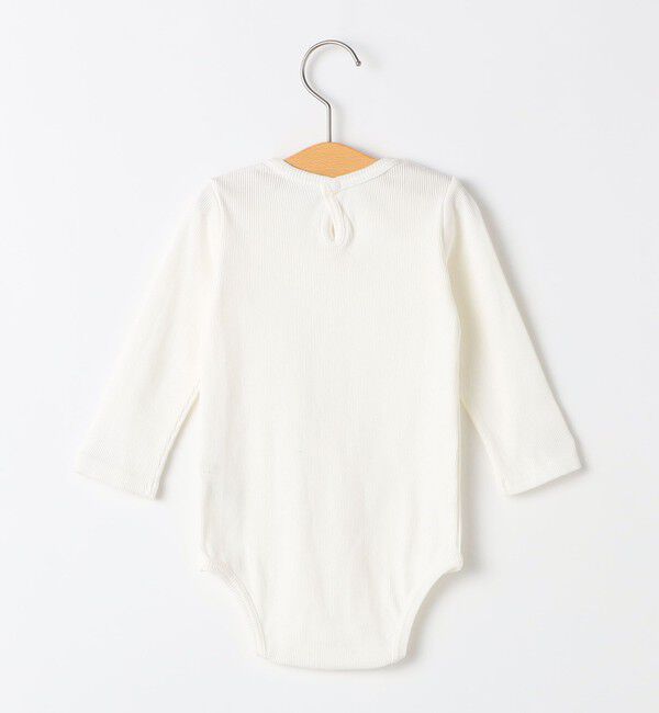 SHIPS KIDS「SHIPS KIDS:70～80cm / コーデュロイ ジャンスカ&times; テレコ ロンパース セット」|ロンパース|