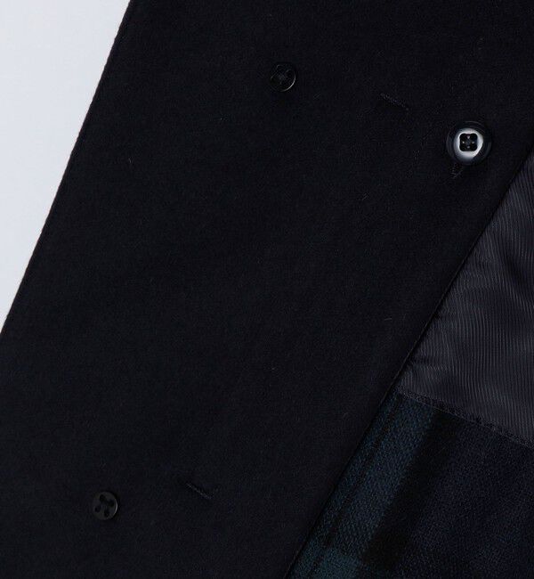 SHIPS「SHIPS: ネイビー ウール ビーバー ステンカラー コート」|ステンカラーコート|