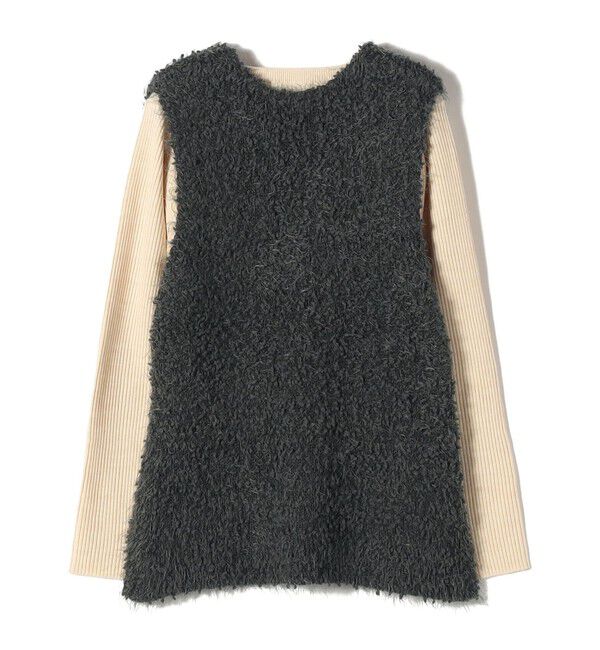 SHIPS Colors 「SHIPS Colors:〈手洗い可能〉ポコポコ ベスト &times; リブニット セット◇」|ニット・セーター|