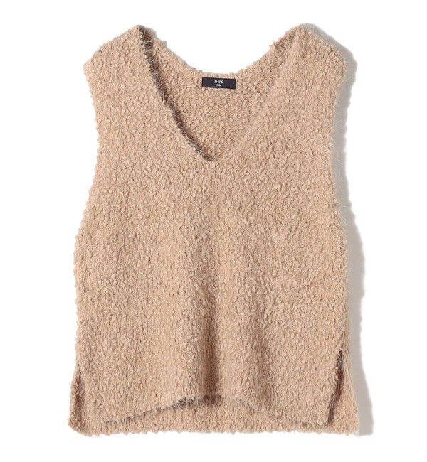 SHIPS Colors 「SHIPS Colors:〈手洗い可能〉ポコポコ ベスト &times; リブニット セット◇」|ニット・セーター|