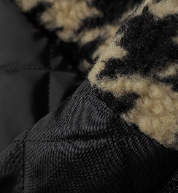 SHIPS any「FARFIELD ORIGINAL: フリース コンビ キルティングコート」|その他|