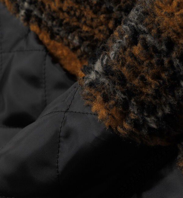 SHIPS any「FARFIELD ORIGINAL: フリース コンビ キルティングコート」|その他|