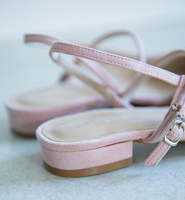 quaranciel「quaranciel: ポインテッド スリングバック フラット パンプス」|パンプス|