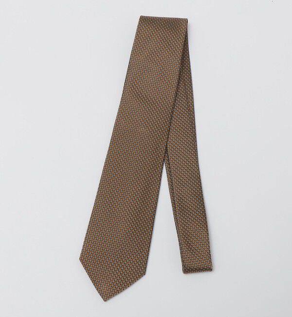 SHIPS Colors 「SHIPS Colors:シルク 総柄 ネクタイ」|ネクタイ・蝶ネクタイ|カーキ