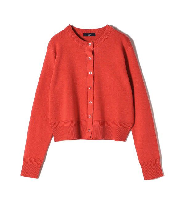 SHIPS Colors 「SHIPS Colors:〈手洗い可能〉スウェットライク リングドット カーディガン」|カーディガン|