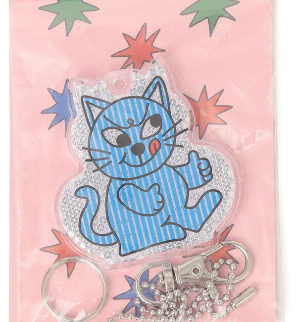 SHIPS any「MIDORI KOMATSU: チーキー キャット リフレクター」|チャーム・キーホルダー|
