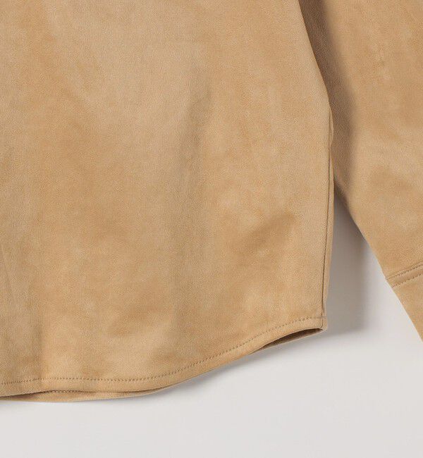 SHIPS any「SHIPS any:〈洗濯機可能〉ポリエステル スエード ポケット シャツ ジャケット」|その他|