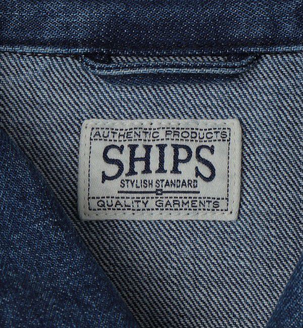 SHIPS「SHIPS: AUTHENTIC デニム カバーオール」|ブルゾン・スタジャン|