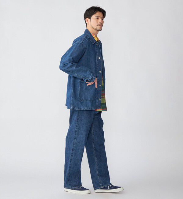 SHIPS「SHIPS: AUTHENTIC デニム カバーオール」|ブルゾン・スタジャン|