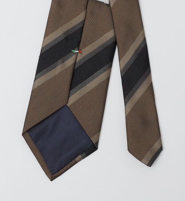 SHIPS「【SHIPS別注】Stefano Cau: シルク ストライプ ネクタイ」|ネクタイ・蝶ネクタイ|