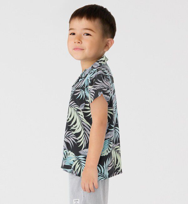 SHIPS Colors 「《予約》SHIPS Colors:〈洗濯機可能〉80～130cm / レーヨン アロハシャツ◆」|シャツ・ブラウス|