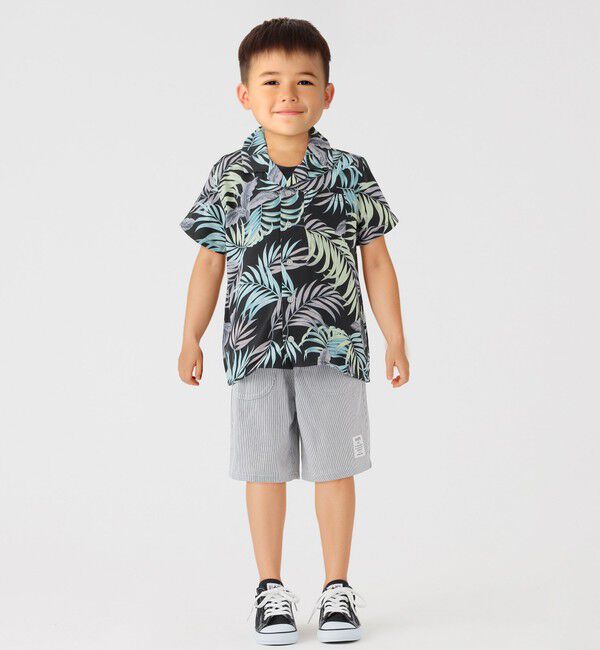 SHIPS Colors 「《予約》SHIPS Colors:〈洗濯機可能〉80～130cm / レーヨン アロハシャツ◆」|シャツ・ブラウス|