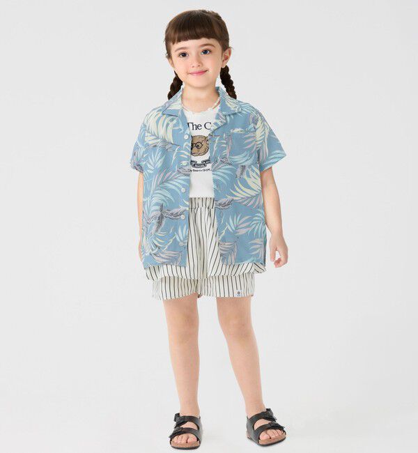 SHIPS Colors 「《予約》SHIPS Colors:〈洗濯機可能〉80～130cm / レーヨン アロハシャツ◆」|シャツ・ブラウス|