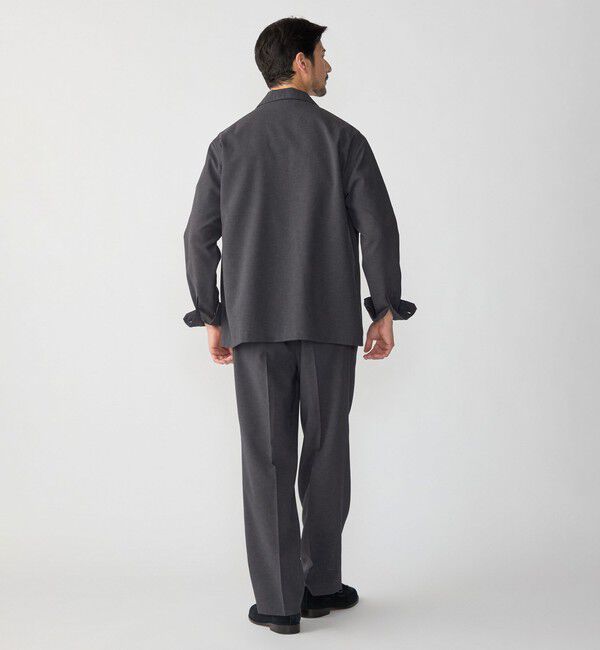 SHIPS「SHIPS:〈撥水 防しわ 洗濯機可能〉DOT AIR(R)オープンカラーシャツ(セットアップ対応)」|シャツ・ブラウス|