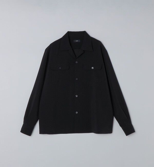 SHIPS「SHIPS:〈撥水 防しわ 洗濯機可能〉DOT AIR(R)オープンカラーシャツ(セットアップ対応)」|シャツ・ブラウス|