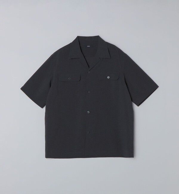 SHIPS「SHIPS:〈撥水 防しわ 洗濯機可能〉DOT AIR(R)ショートスリーブシャツ(セットアップ対応」|シャツ・ブラウス|