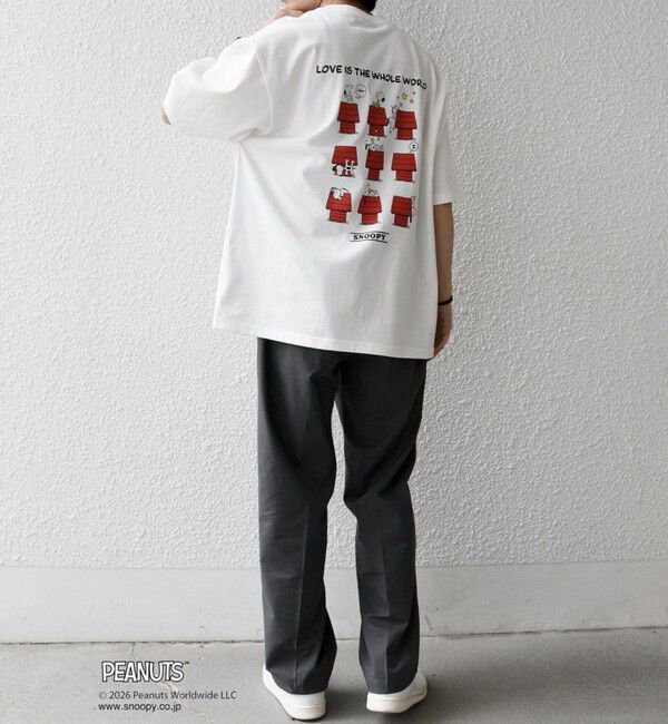 SHIPS any「SHIPS any: SNOOPY コラボ グラフィック プリント Tシャツ◆」|Tシャツ・カットソー|