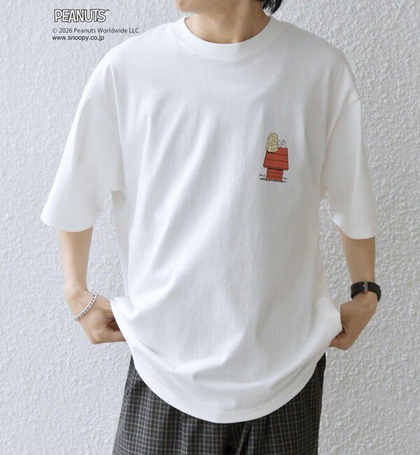 SHIPS any「SHIPS any: SNOOPY コラボ グラフィック プリント Tシャツ◆」|Tシャツ・カットソー|