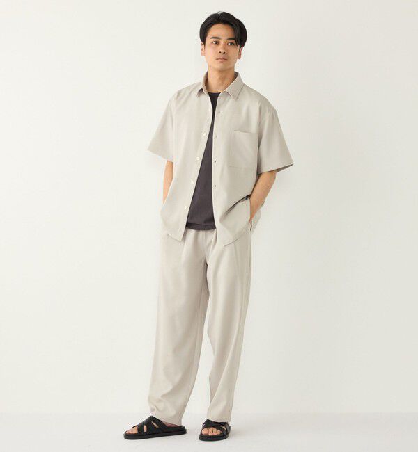 SHIPS Colors 「《予約》SHIPS Colors:〈吸水速乾・洗濯機可能〉2WAY ストレッチ ワイド パンツ◆」|その他|