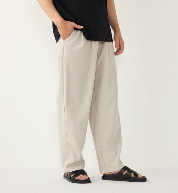 SHIPS Colors 「《予約》SHIPS Colors:〈吸水速乾・洗濯機可能〉2WAY ストレッチ ワイド パンツ◆」|その他|