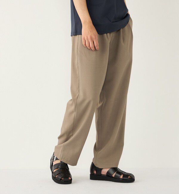 SHIPS Colors 「《予約》SHIPS Colors:〈吸水速乾・洗濯機可能〉2WAY ストレッチ ワイド パンツ◆」|その他|