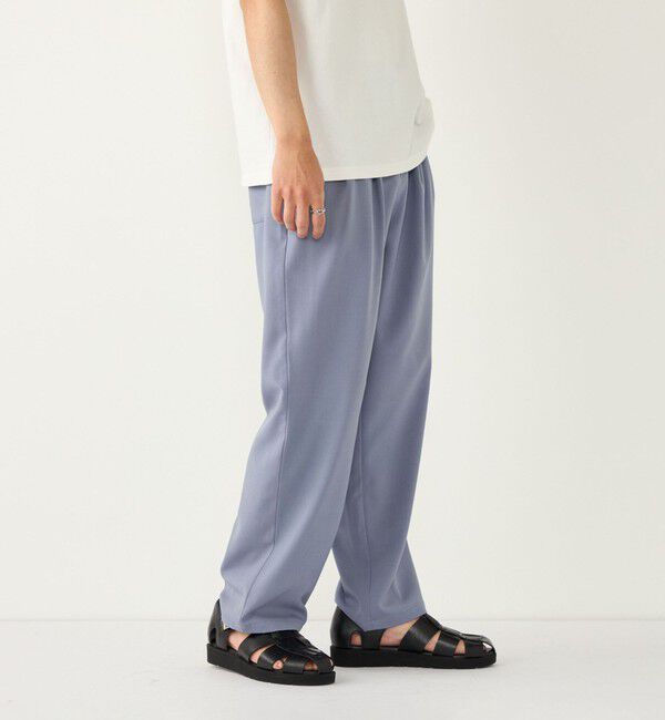 SHIPS Colors 「《予約》SHIPS Colors:〈吸水速乾・洗濯機可能〉2WAY ストレッチ ワイド パンツ◆」|その他|ブルー